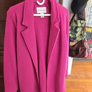 Rachel Zoe Fuchsia Sweatet Jacket